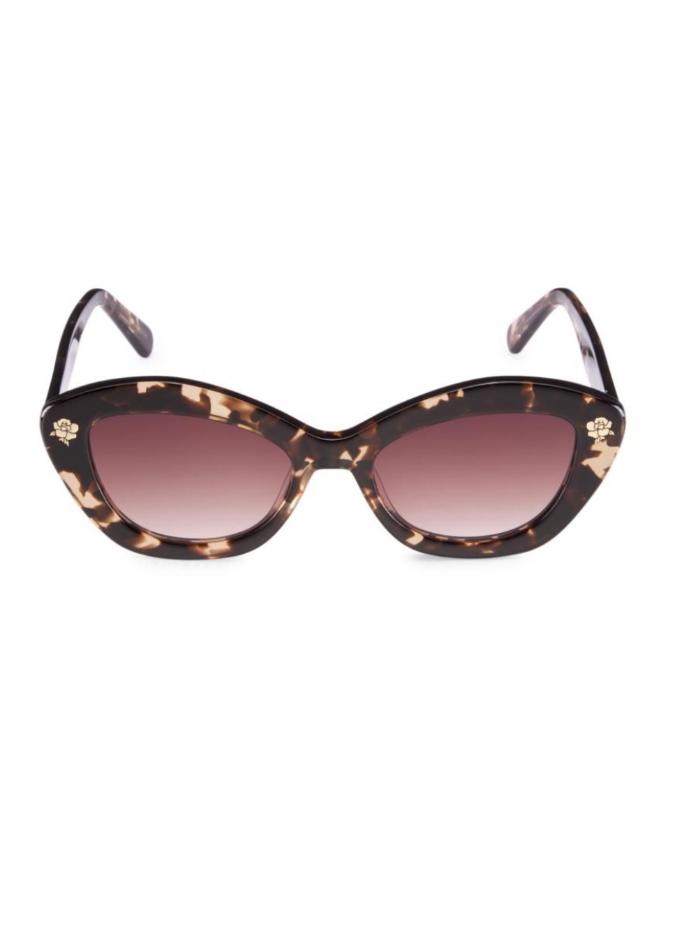 LoveShackFancy Hessel Sunglasses Light Tortoise